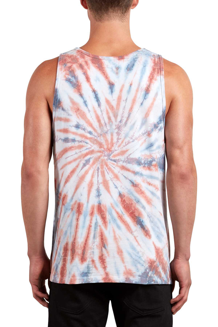 Volcom Multicolor Peace Stone Tie-Dyed Tank Top