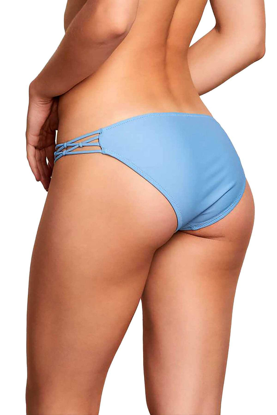 Volcom Sandy-Indigo Simply Solid Full Bikini Bottom