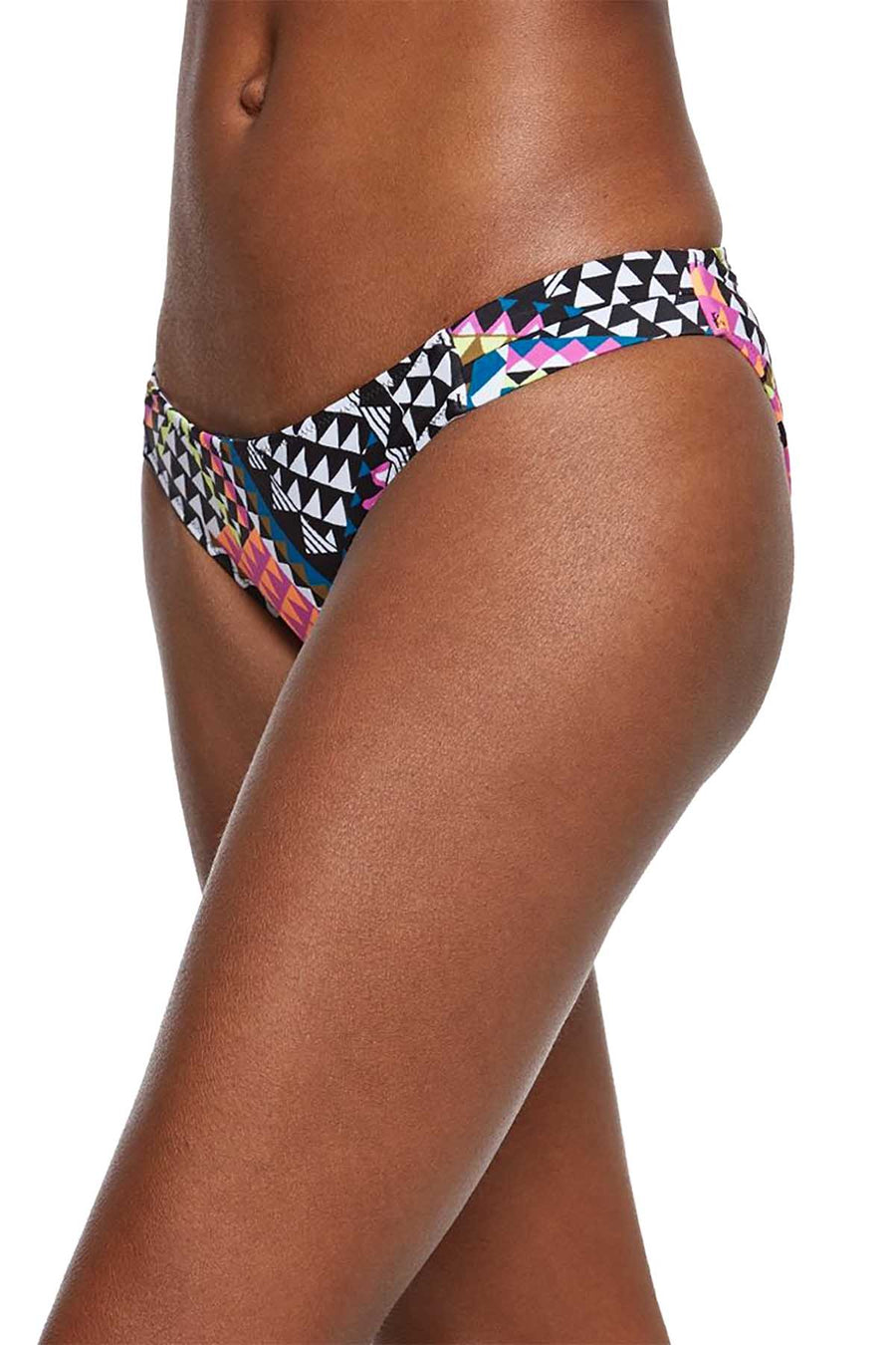 Volcom White/Multi Reversible Spot-On Bikini Bottom