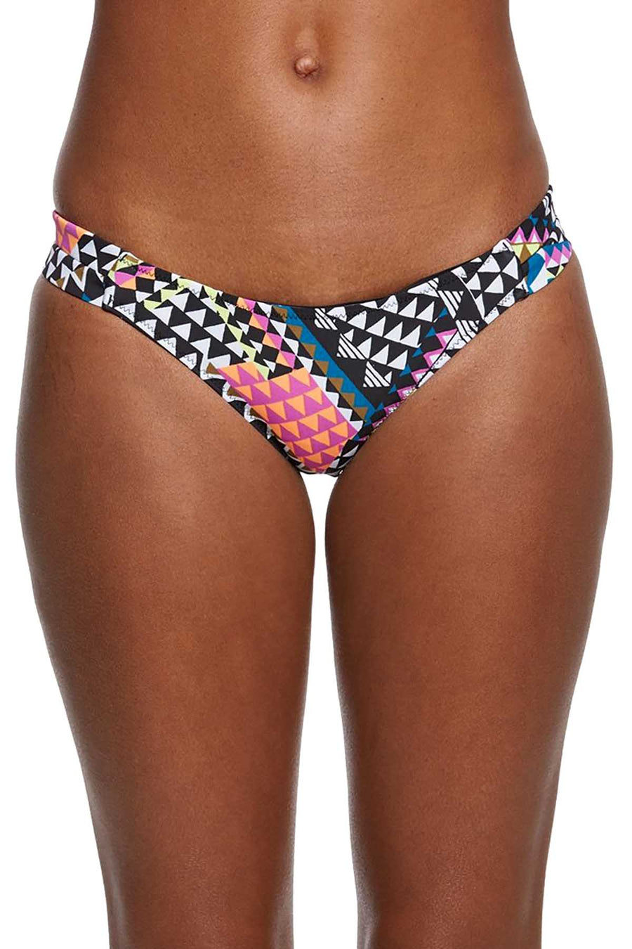Volcom White/Multi Reversible Spot-On Bikini Bottom