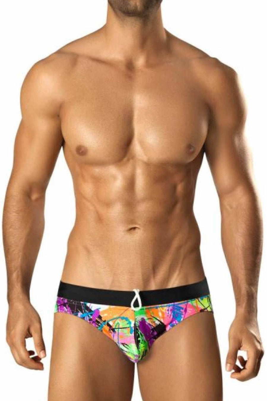 Vuthy Neon Color Splash Swim Bikini-Brief