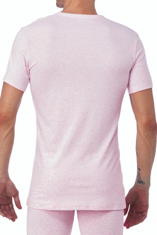 WOOD Pink Heather V-Neck Undershirt