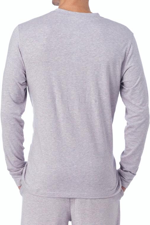 WOOD Violet Grey Long Sleeve Henley