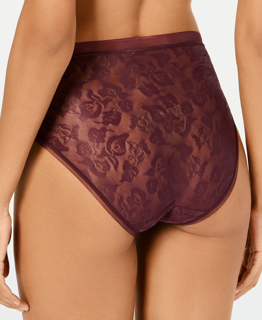 Wacoal Awareness Lace High-cut Brief Underwear 871101 Wine Tasting