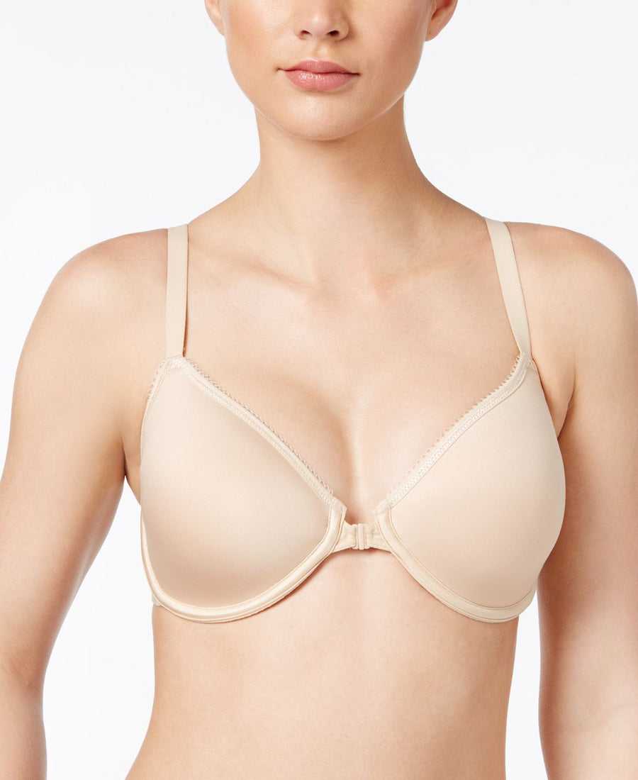 Wacoal Basic Beauty Front Close Plunge Bra 853292 Sand