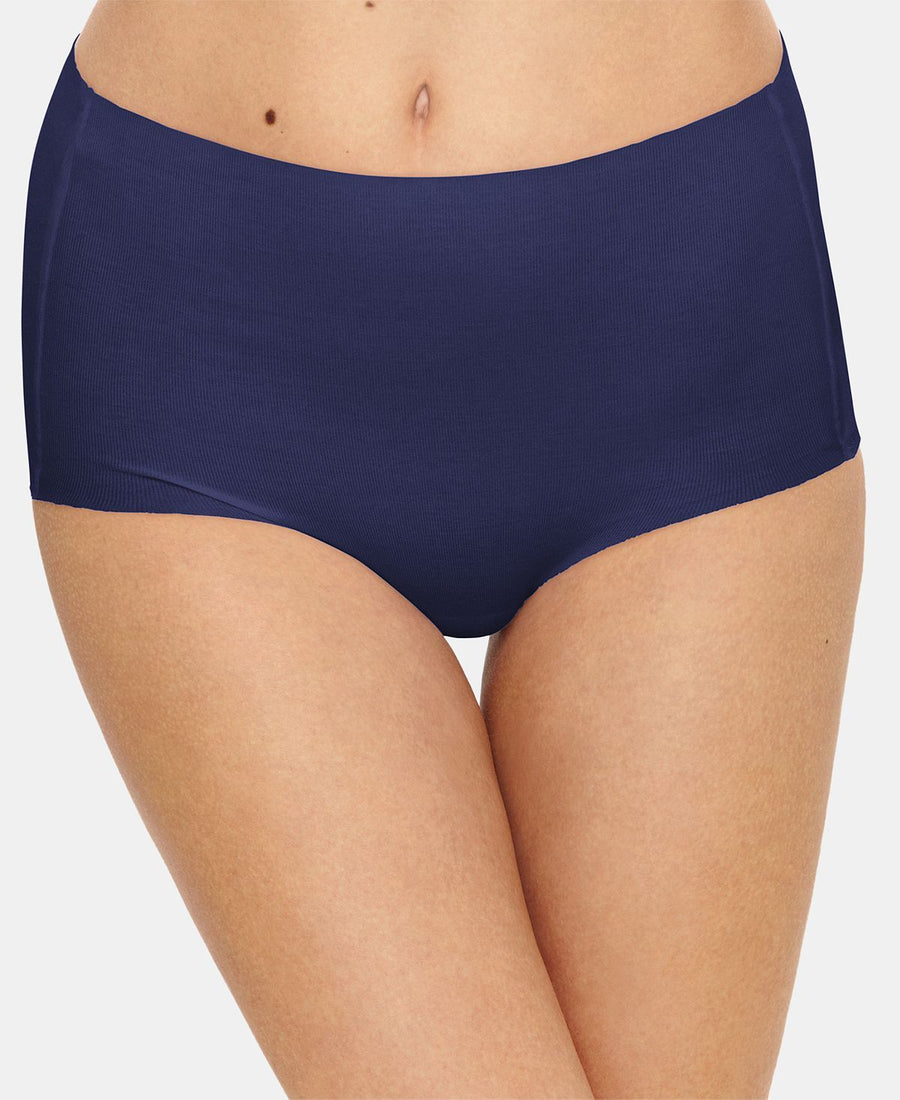 Wacoal Beyond Naked Clean-cut Ribbed Brief 870359 Patriot Blue
