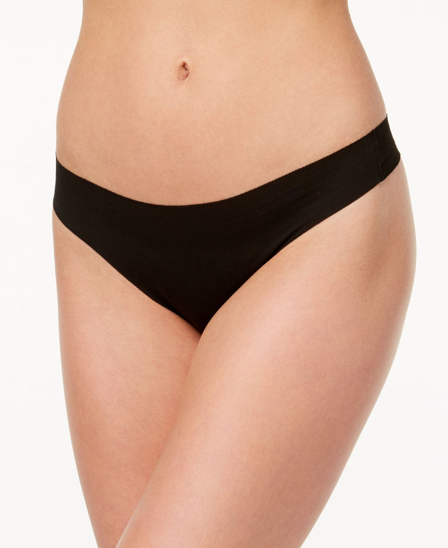 Wacoal Beyond Naked Ribbed Clean-cut Thong 879259 Black