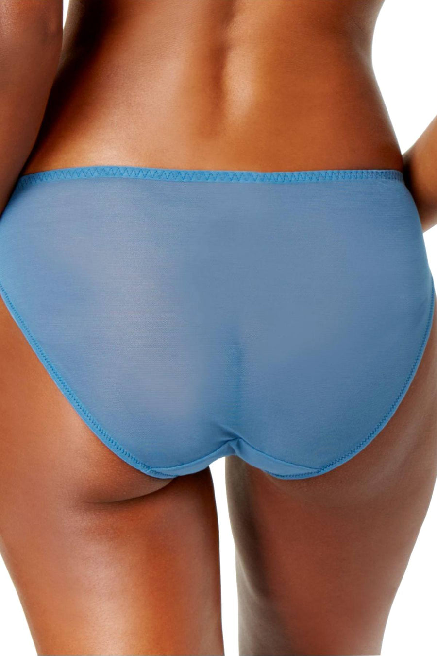 Wacoal Blue-Ashes/Soft-Pink Embrace-Lace Bikini Brief
