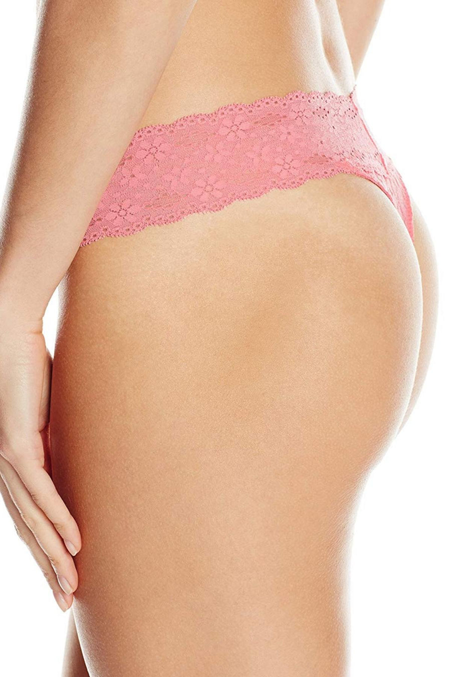 Wacoal Conch-Shell-Pink Halo Lace Thong