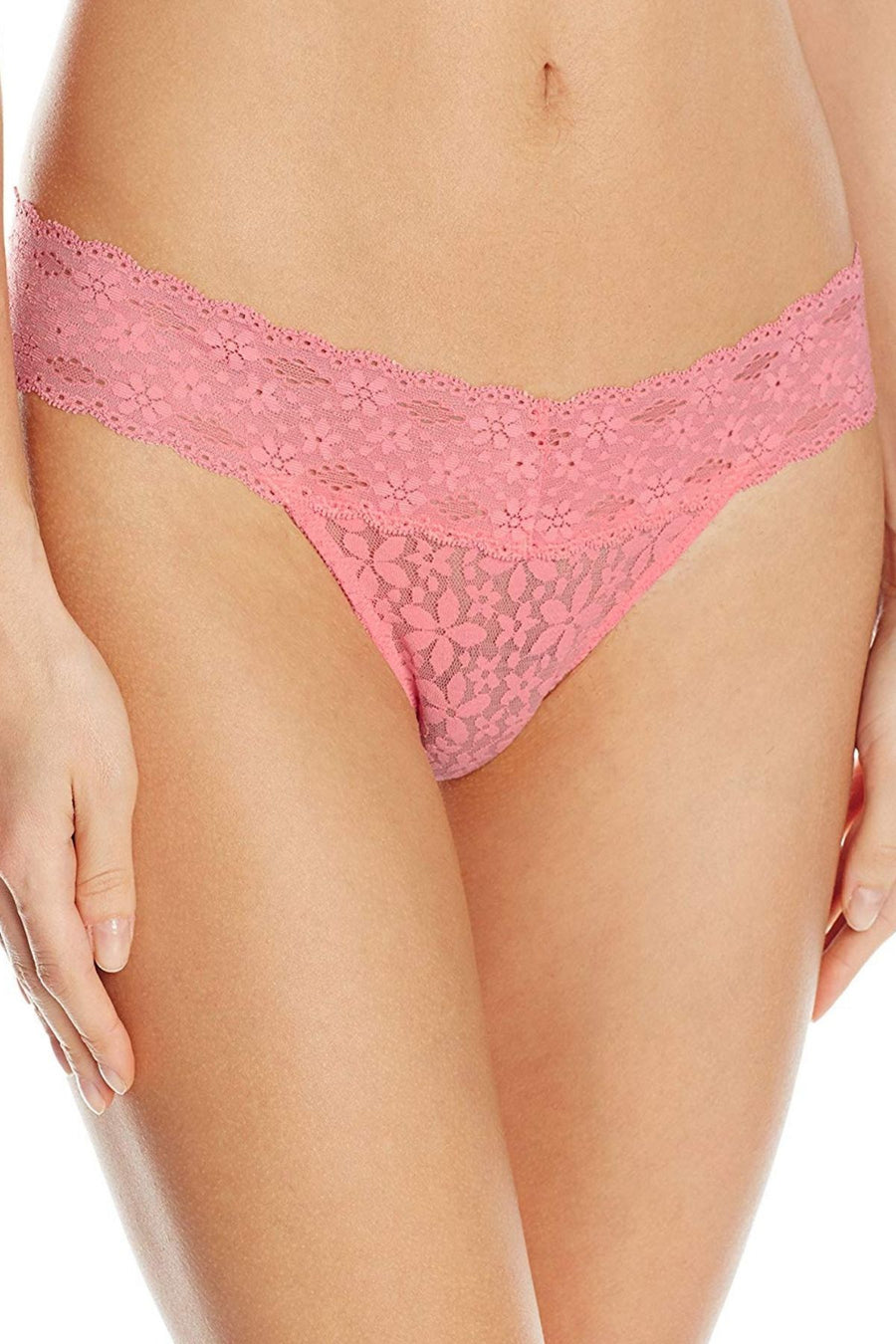 Wacoal Conch-Shell-Pink Halo Lace Thong
