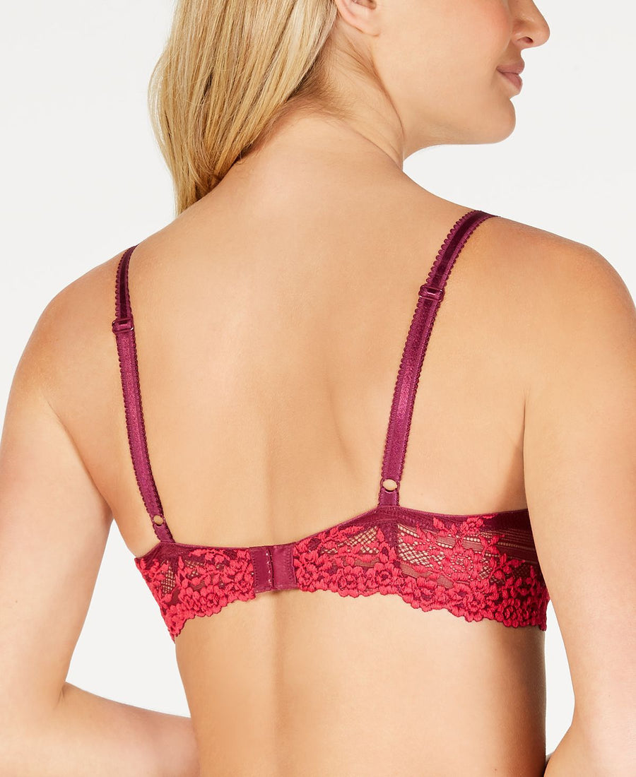 Wacoal Embrace Lace Contour Bra 853191 Purple Potion/cerise