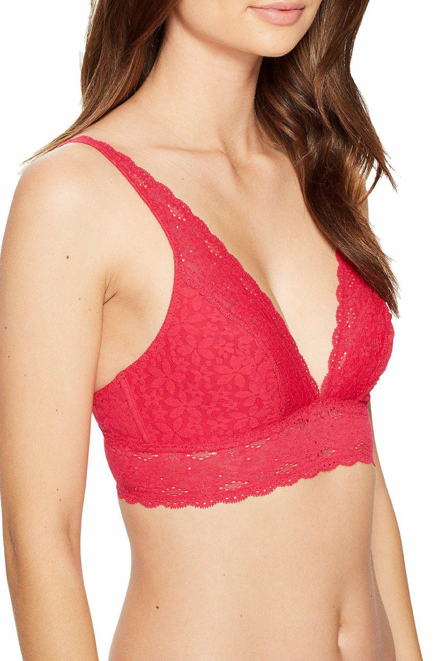 Wacoal Halo Lace Convertible Soft Cup Bralette in Love Potion