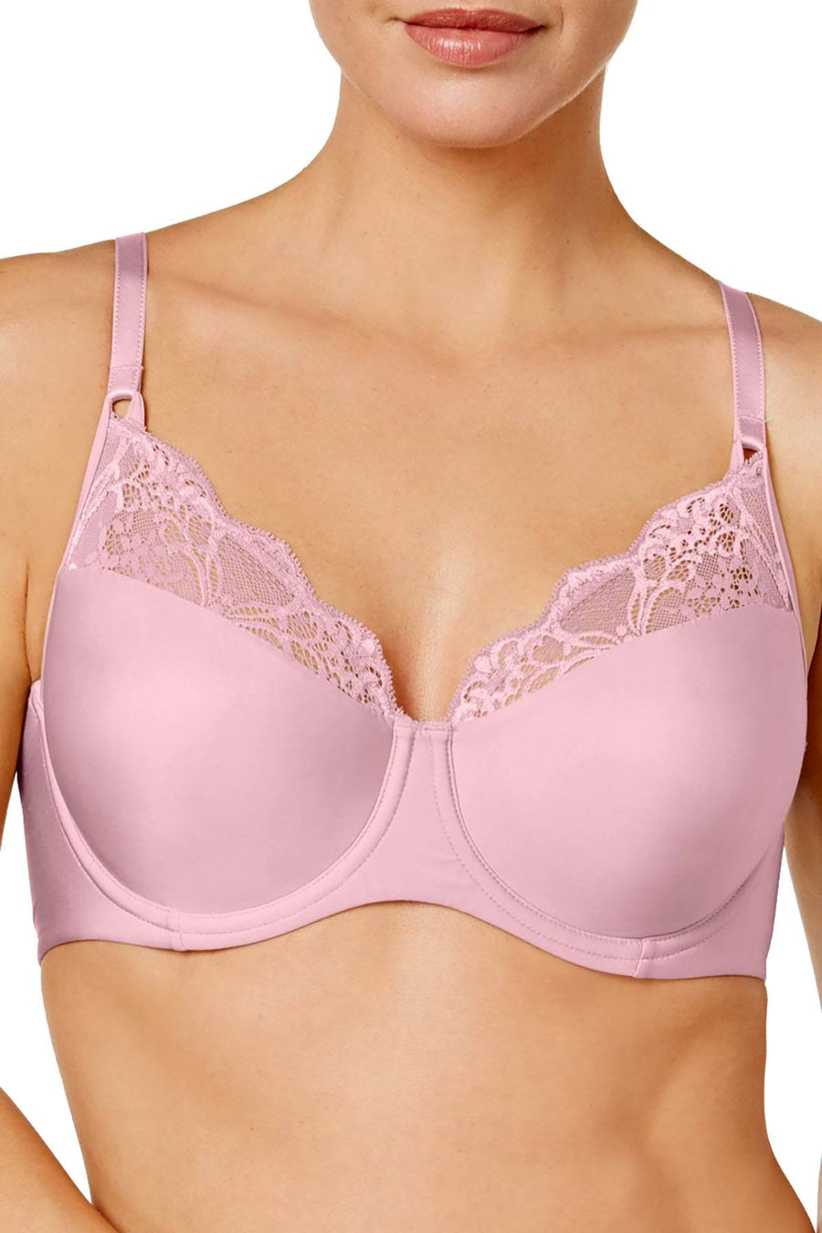 Wacoal Lace Impression Lace Trim Bra in Blush