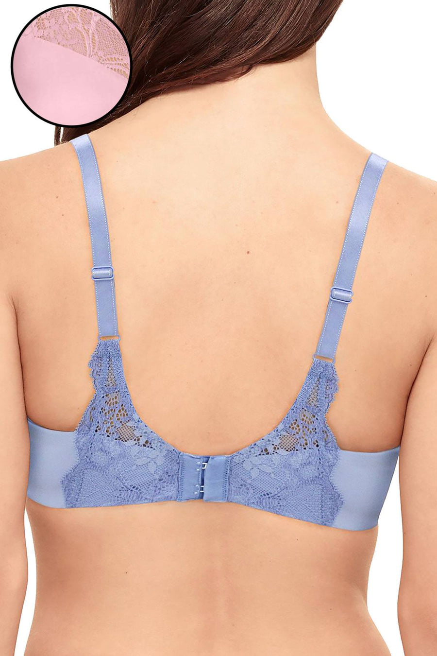 Wacoal Lace Impression Lace Trim Bra in Blush