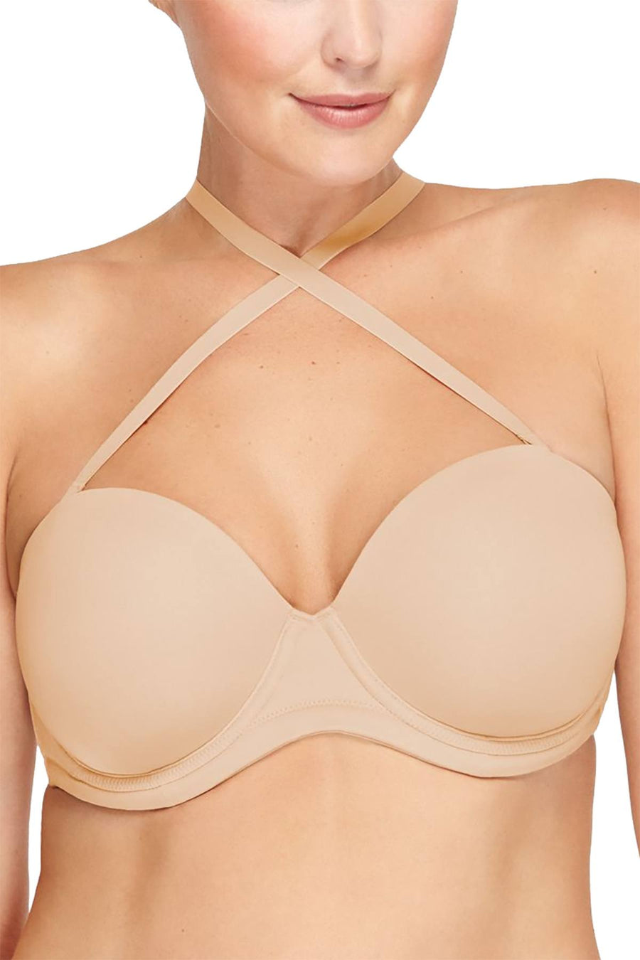 Wacoal Sand Red Carpet Full Busted Strapless Bra
