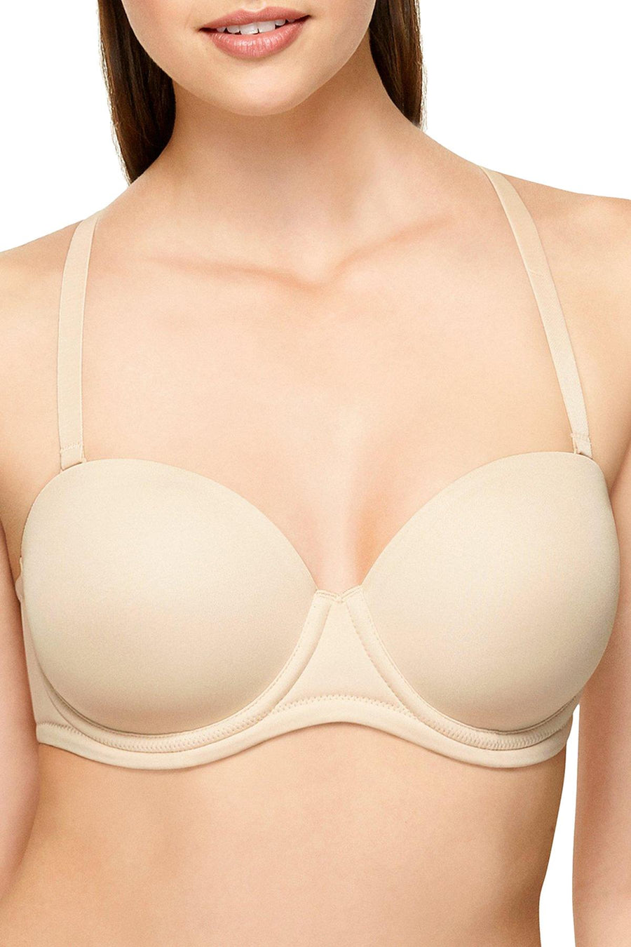 Wacoal Sand Red Carpet Full Busted Strapless Bra
