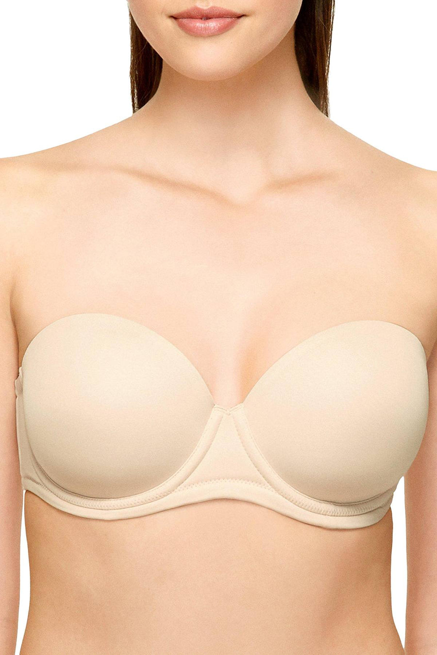 Wacoal Sand Red Carpet Full Busted Strapless Bra