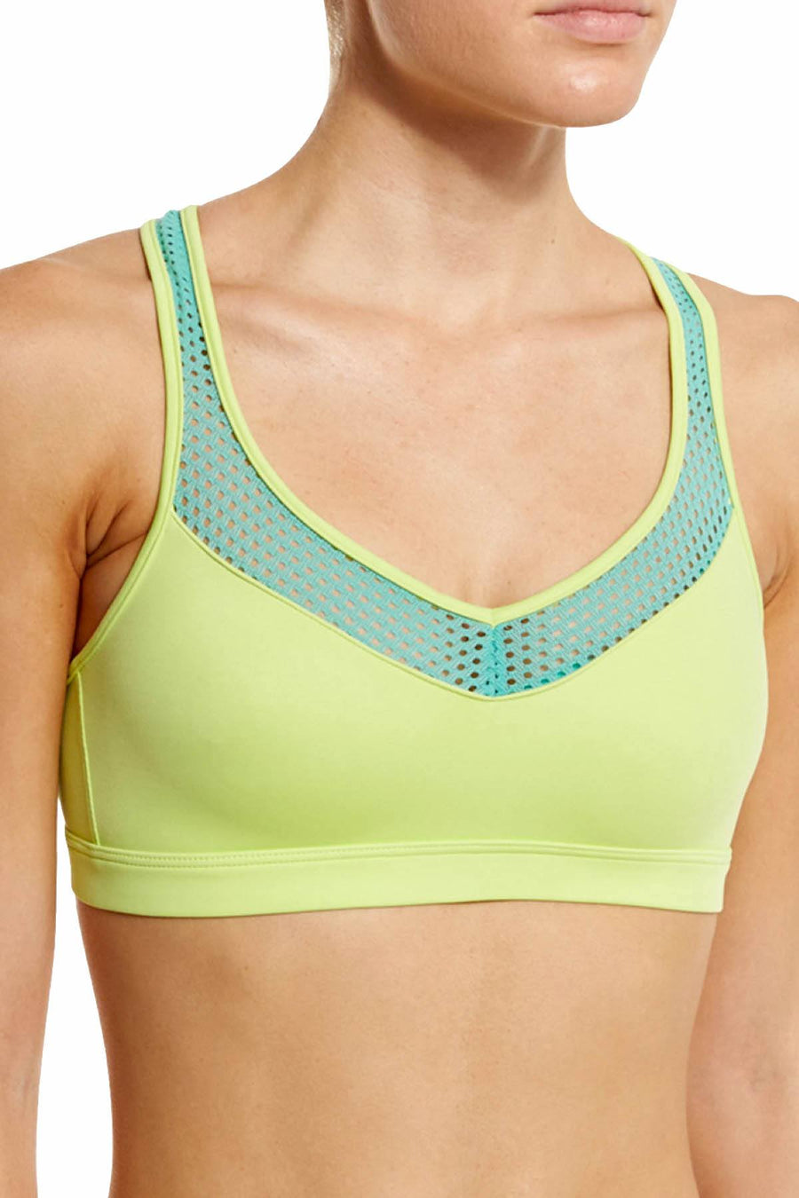 Wacoal Waterfall Medium-Impact Mesh-Panel Sports Bra