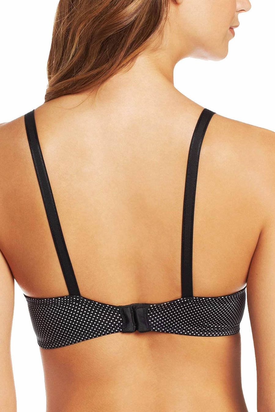 Warner's Black/White Polka-Dot 'This-Is-Not-A-Bra' Full-Coverage T-shirt Bra