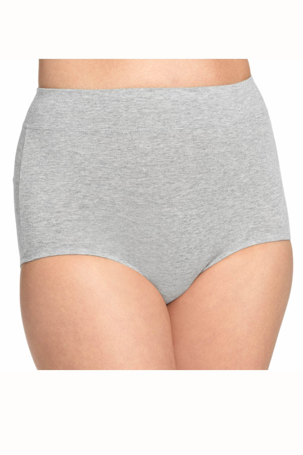 Warner's Heather-Grey No Pinching/No Problems Cotton Brief