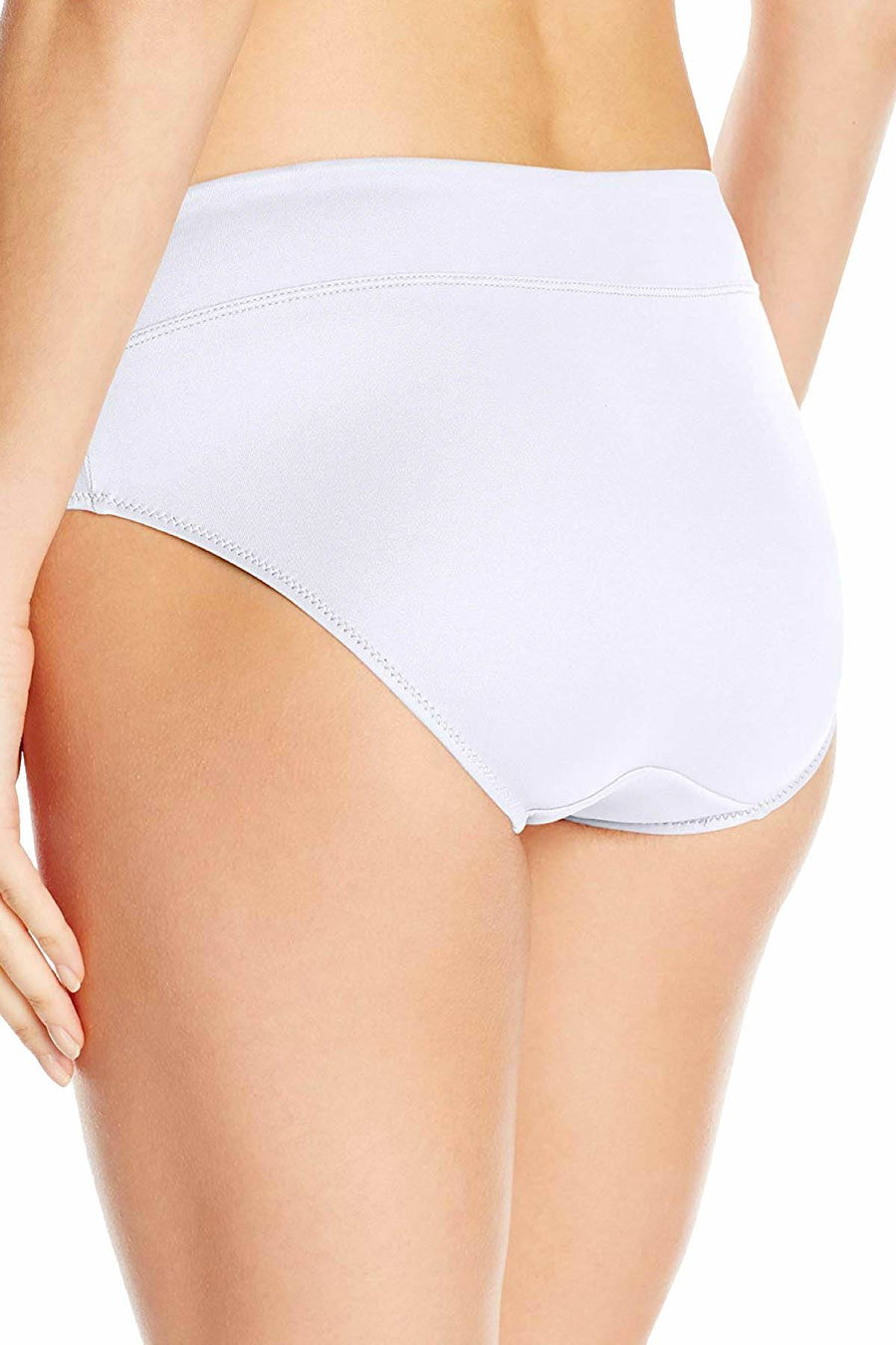 Warner's White No Pinching No Problems Cotton Hipster