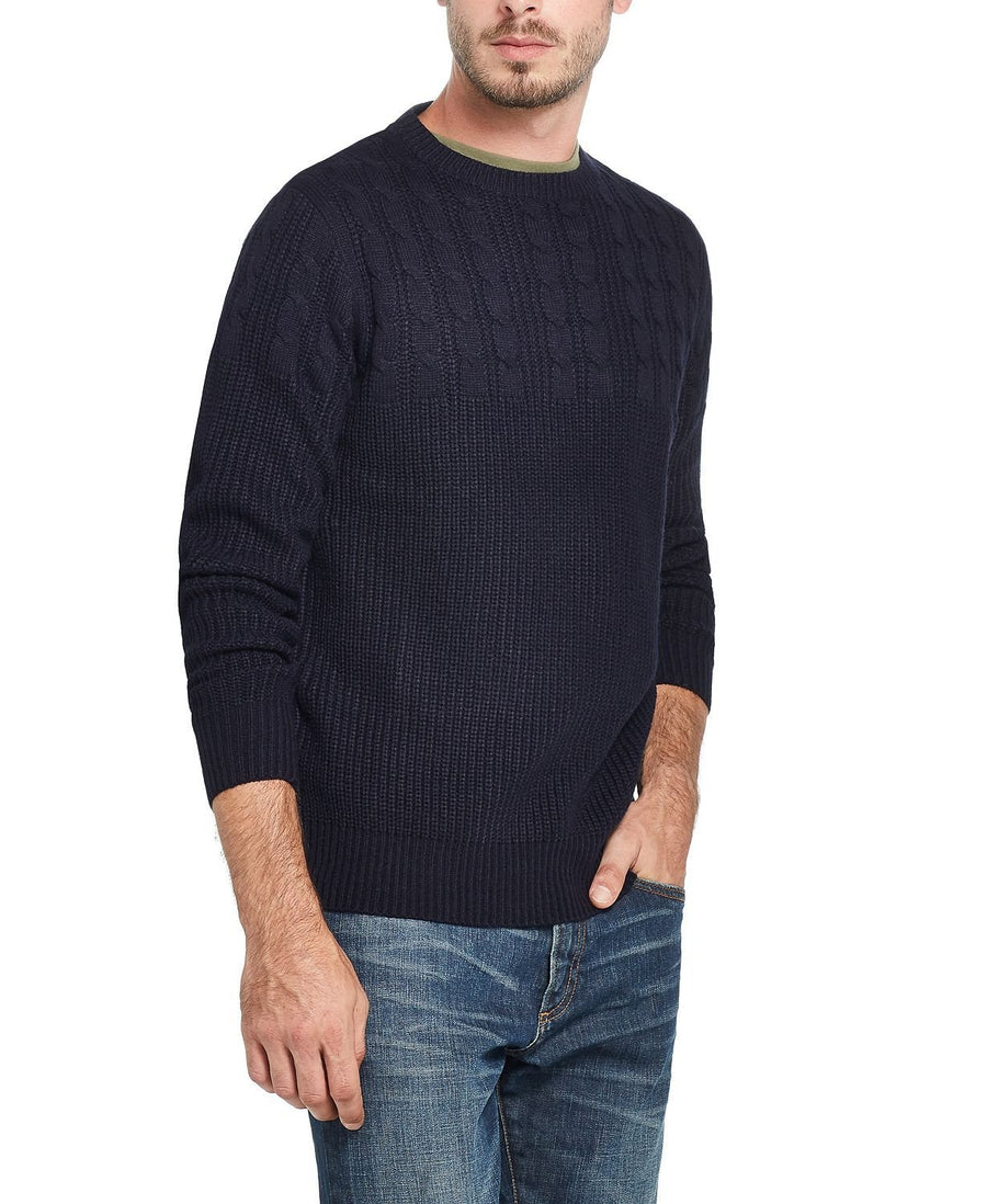 Weatherproof Cable Yolk Crew Navy