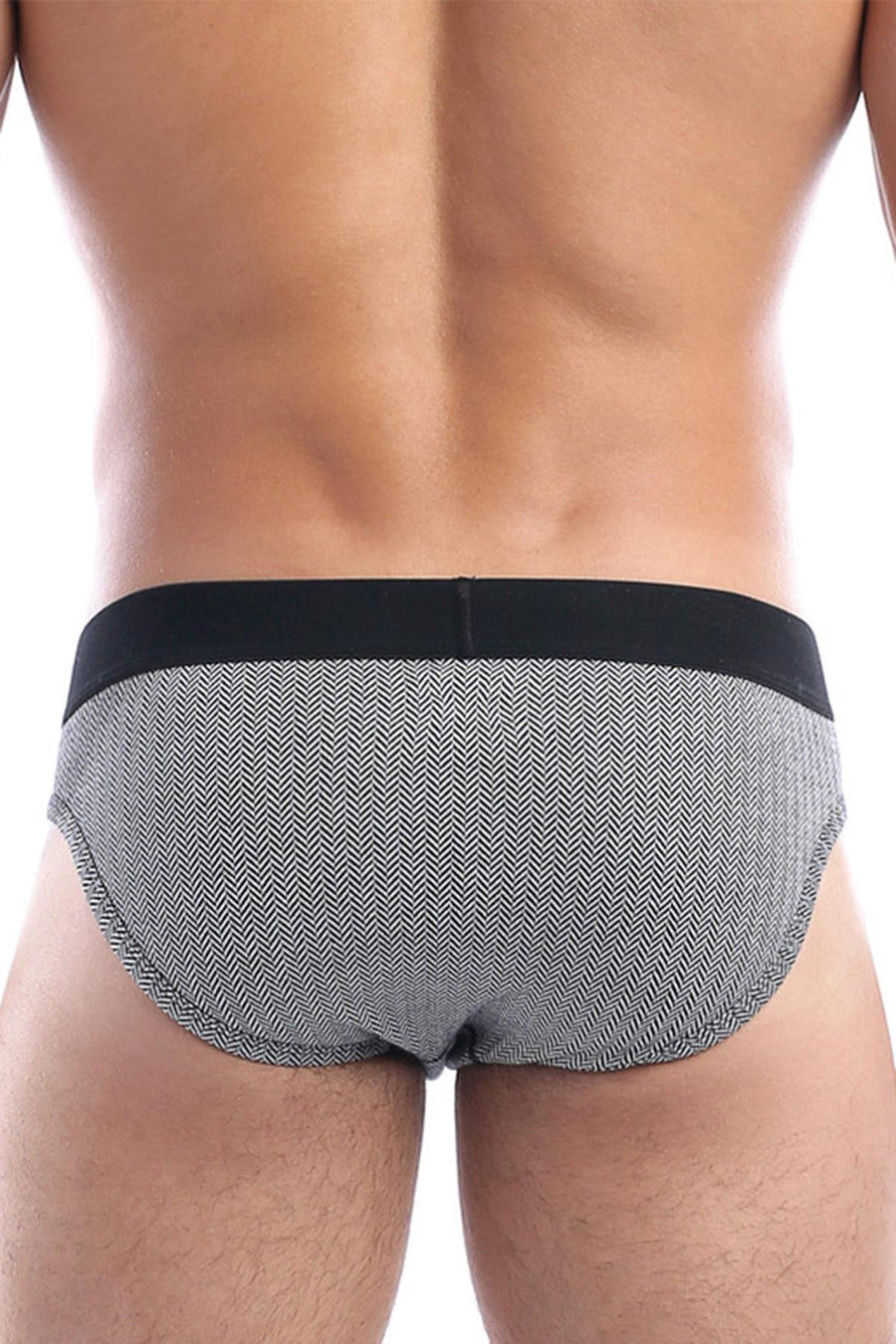 Wood Black and White Herring Hip Brief