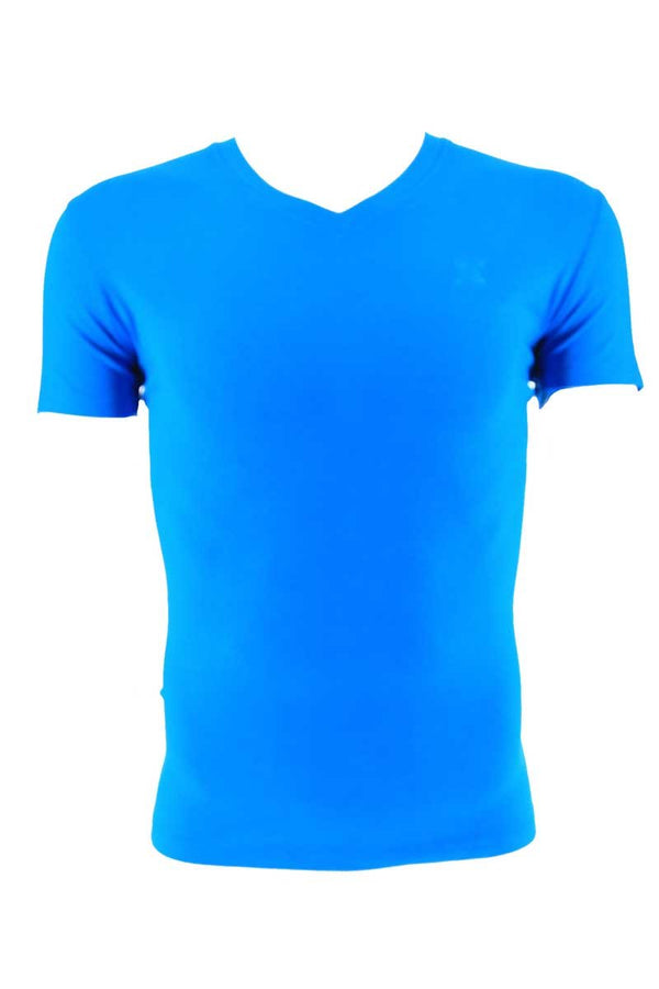 X-Ray Jeans Turquoise V-Neck Tee