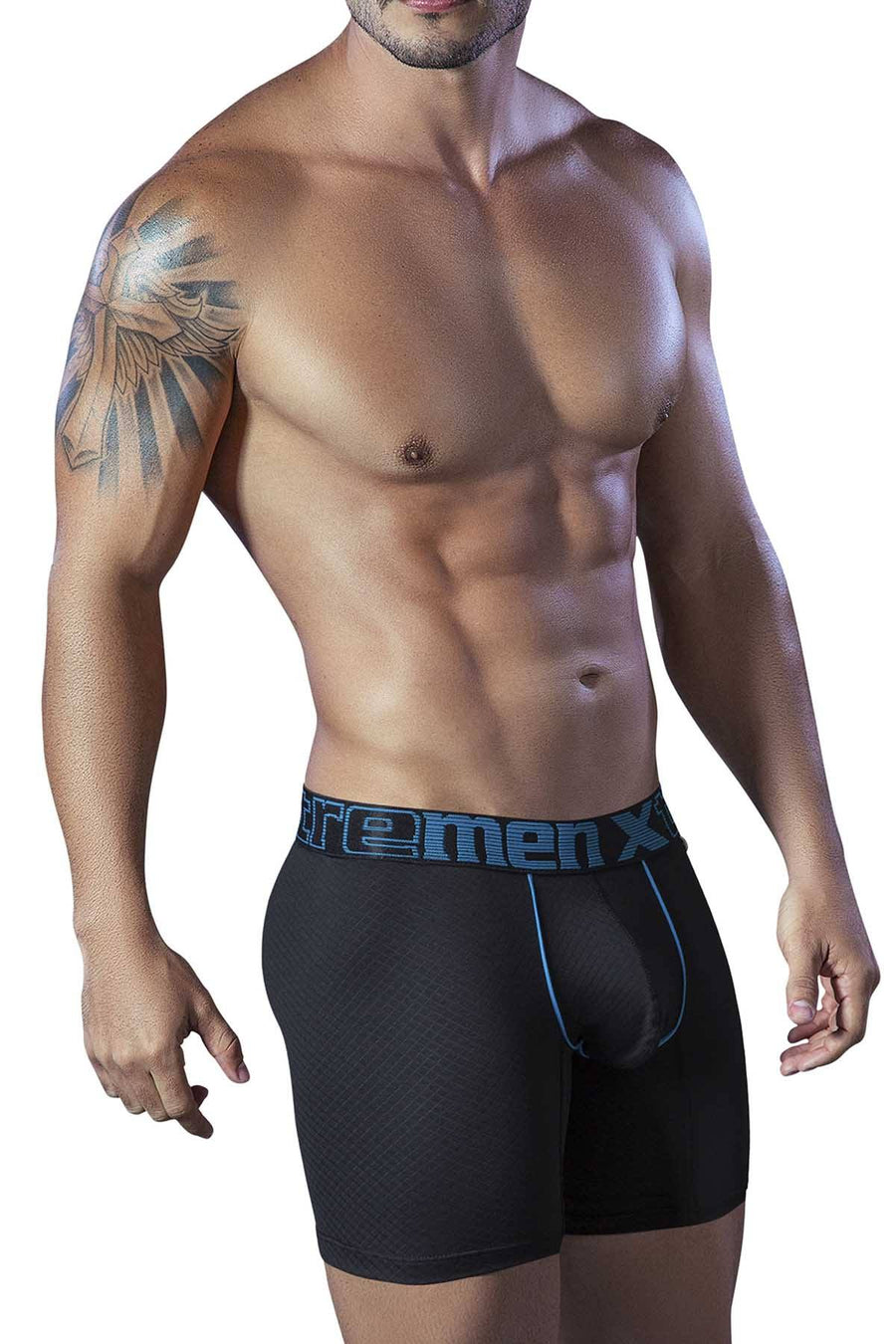 XTREMEN Black Microfiber Breathable Boxer Brief