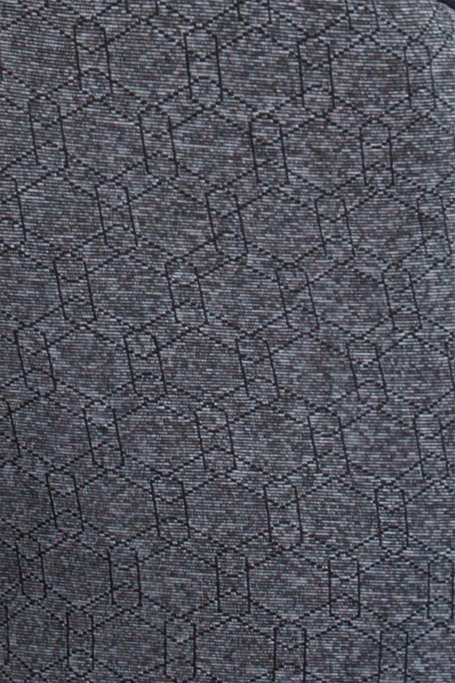 XTREMEN Black Muted Geometric Print Boxer Brief