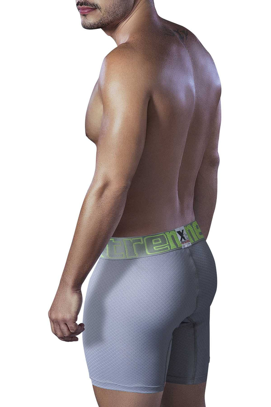 XTREMEN Grey Microfiber Breathable Boxer Brief