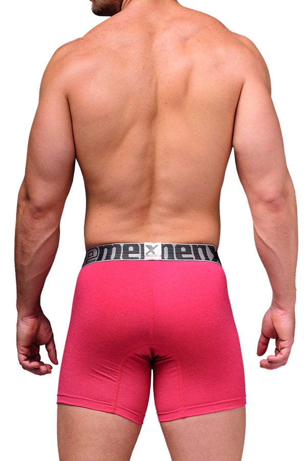 XTREMEN Red/Light-Grey Microfiber Boxer Brief
