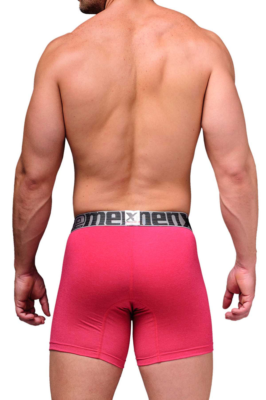 XTREMEN Red/Light-Grey Microfiber Boxer Brief