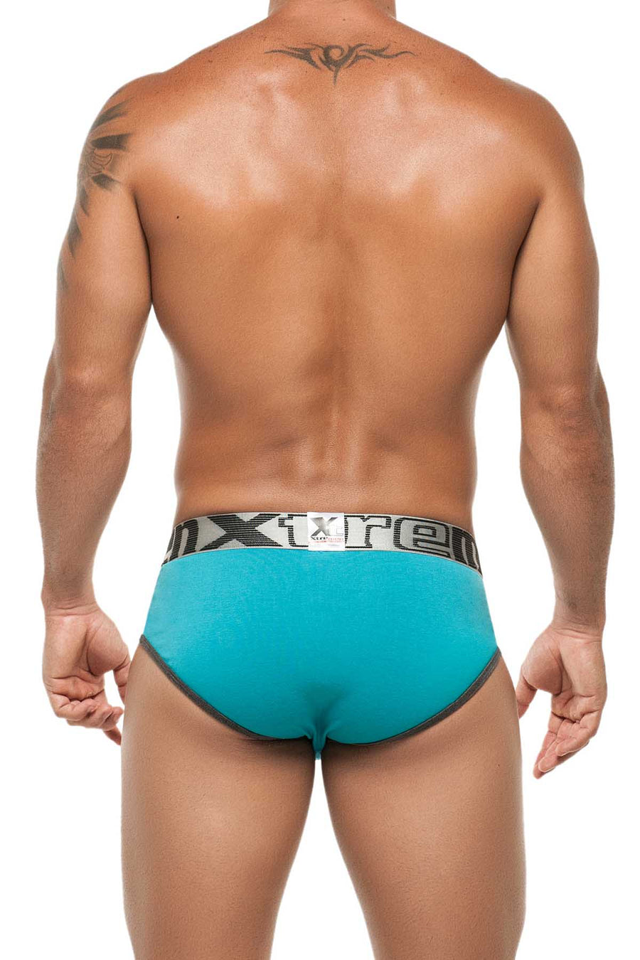XTREMEN Teal-Green Sports Brief