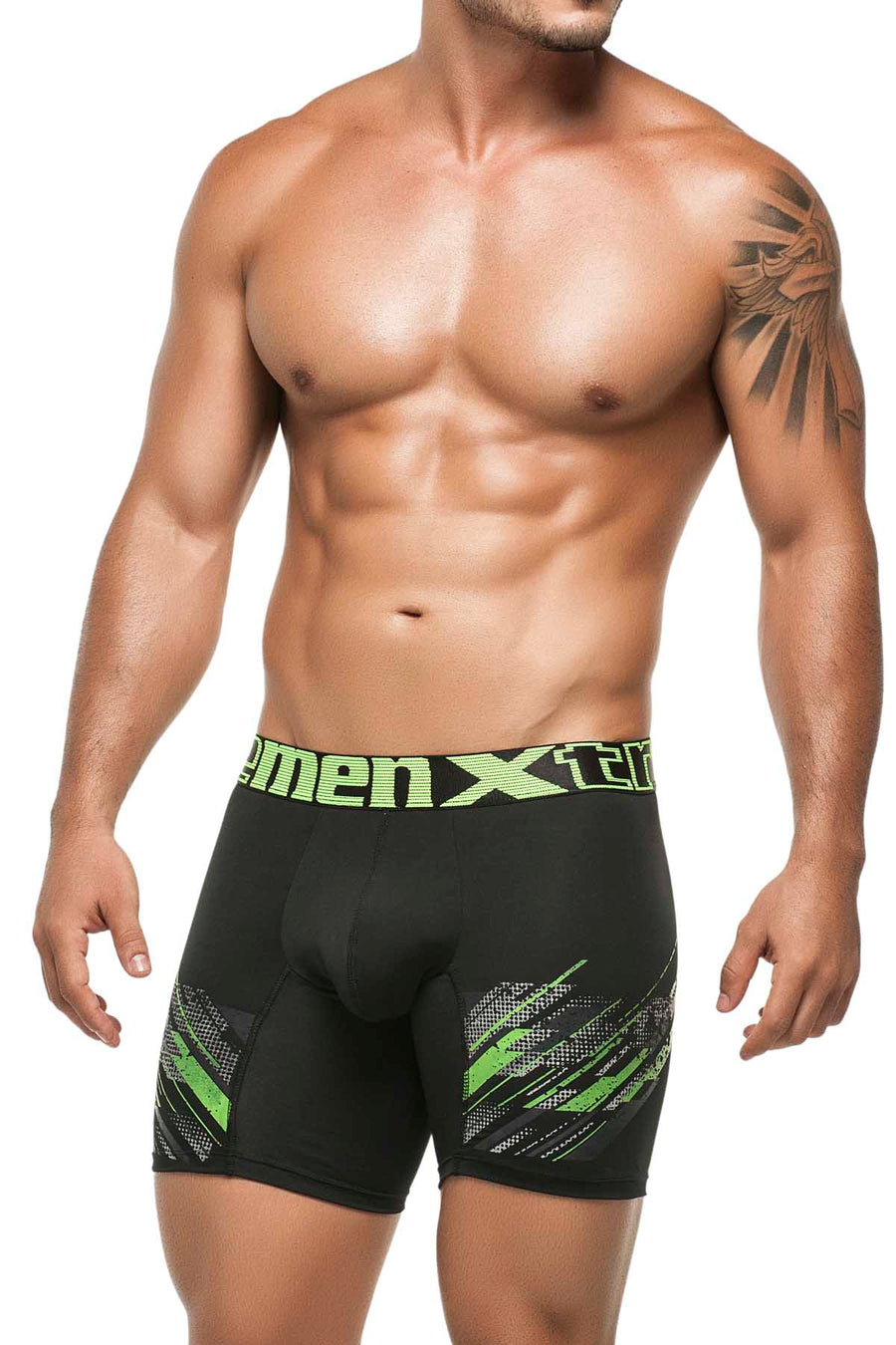 Xtremen Black Craquel Boxer Brief