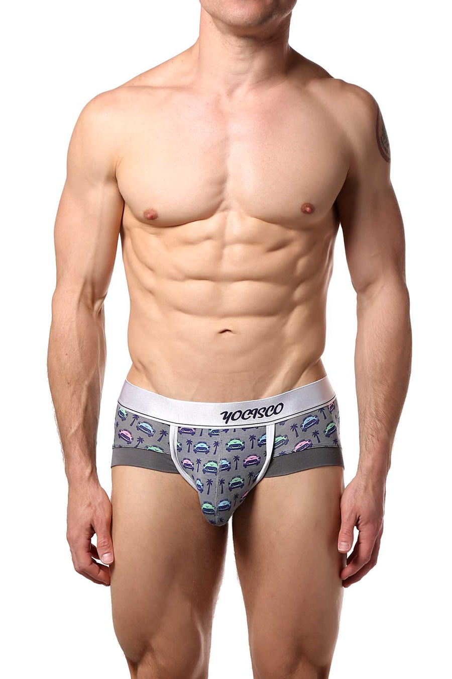 YOCISCO Grey La Havana Bamboo ISO Brief