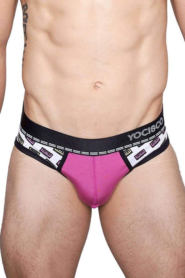 YOCISCO Pink Mix Tape Brief