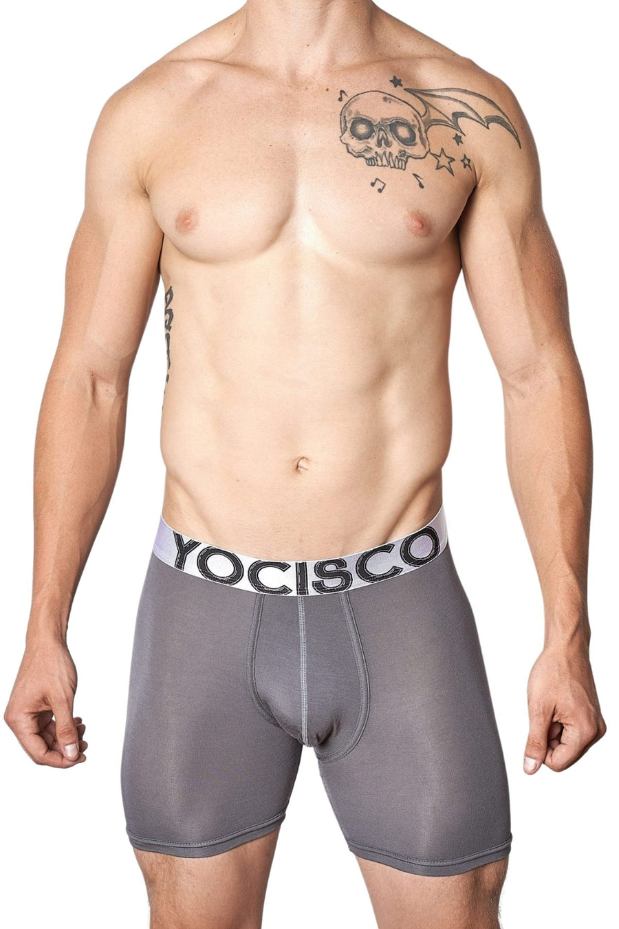 Yocisco Grey Essentials Boxer Brief