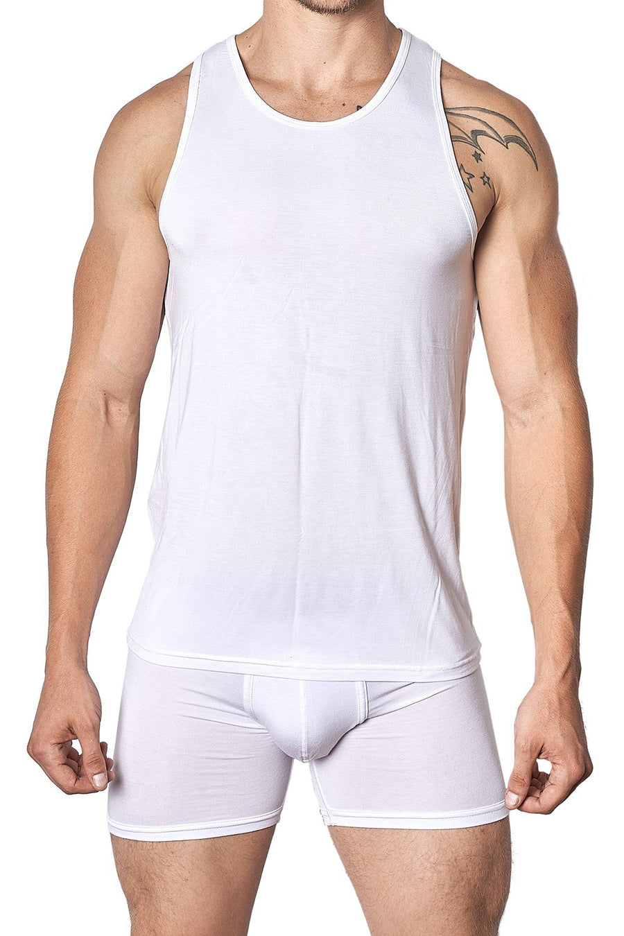 Yocisco's White Essentials Tank Top