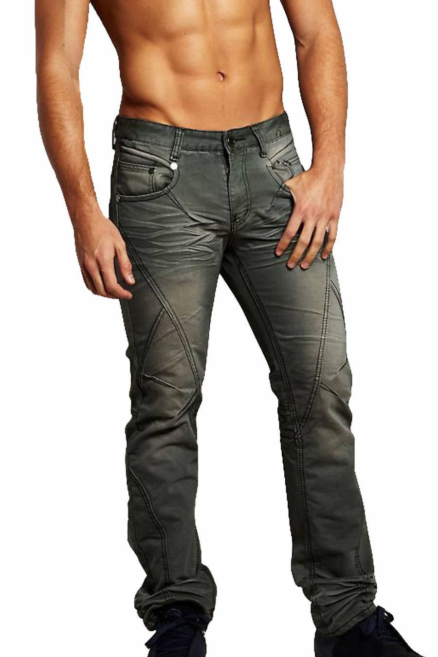 Young Republic Blue-Grey Disressed Billy Denim Pant