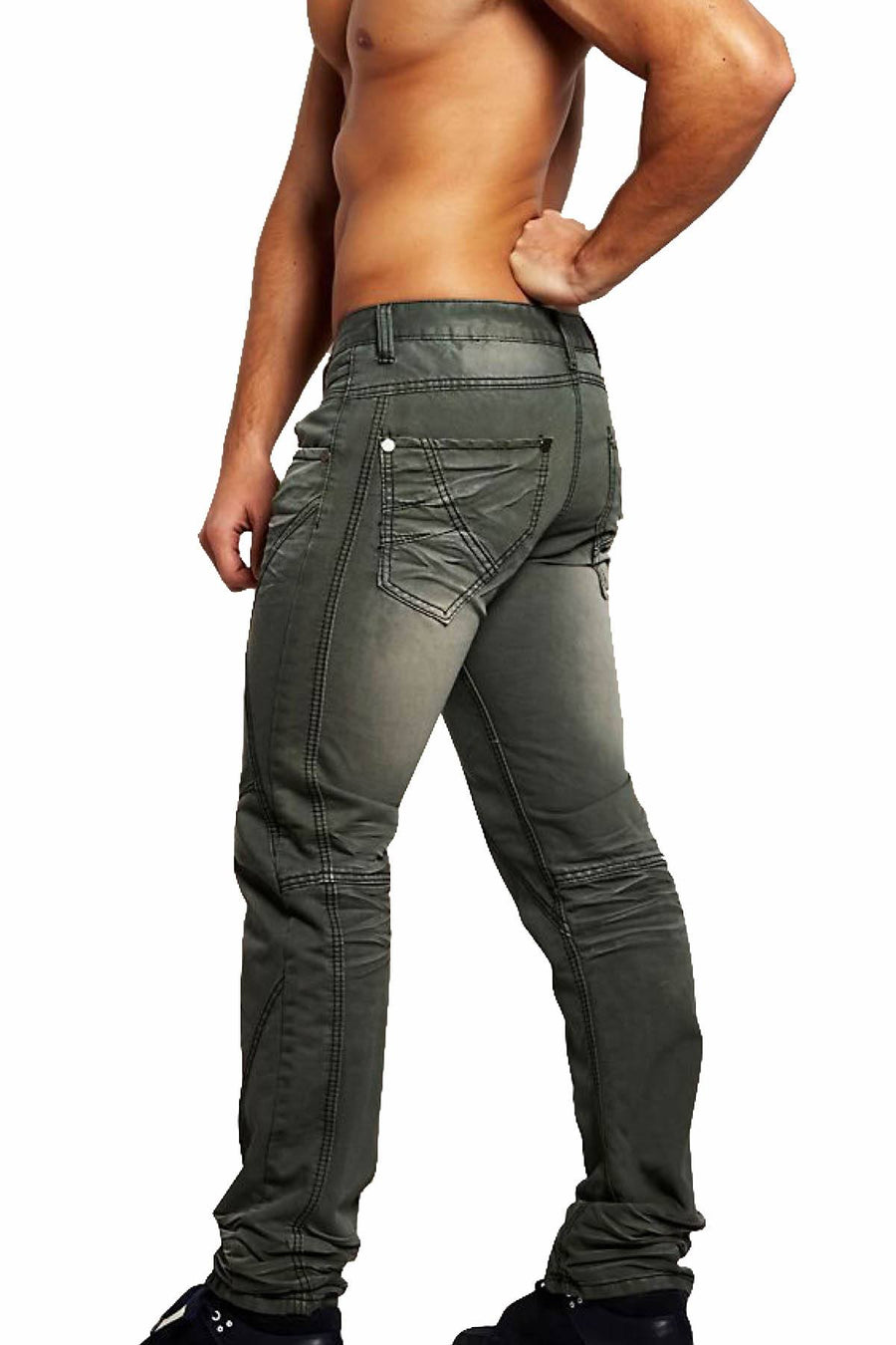 Young Republic Blue-Grey Disressed Billy Denim Pant
