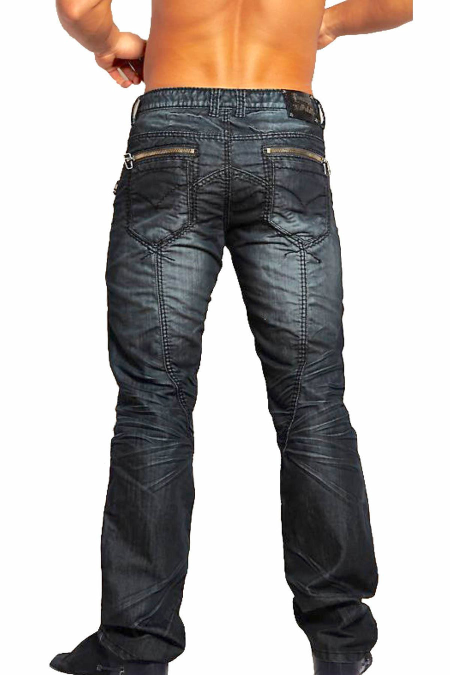 Young Republic Dark-Blue Knee-Patch Jean