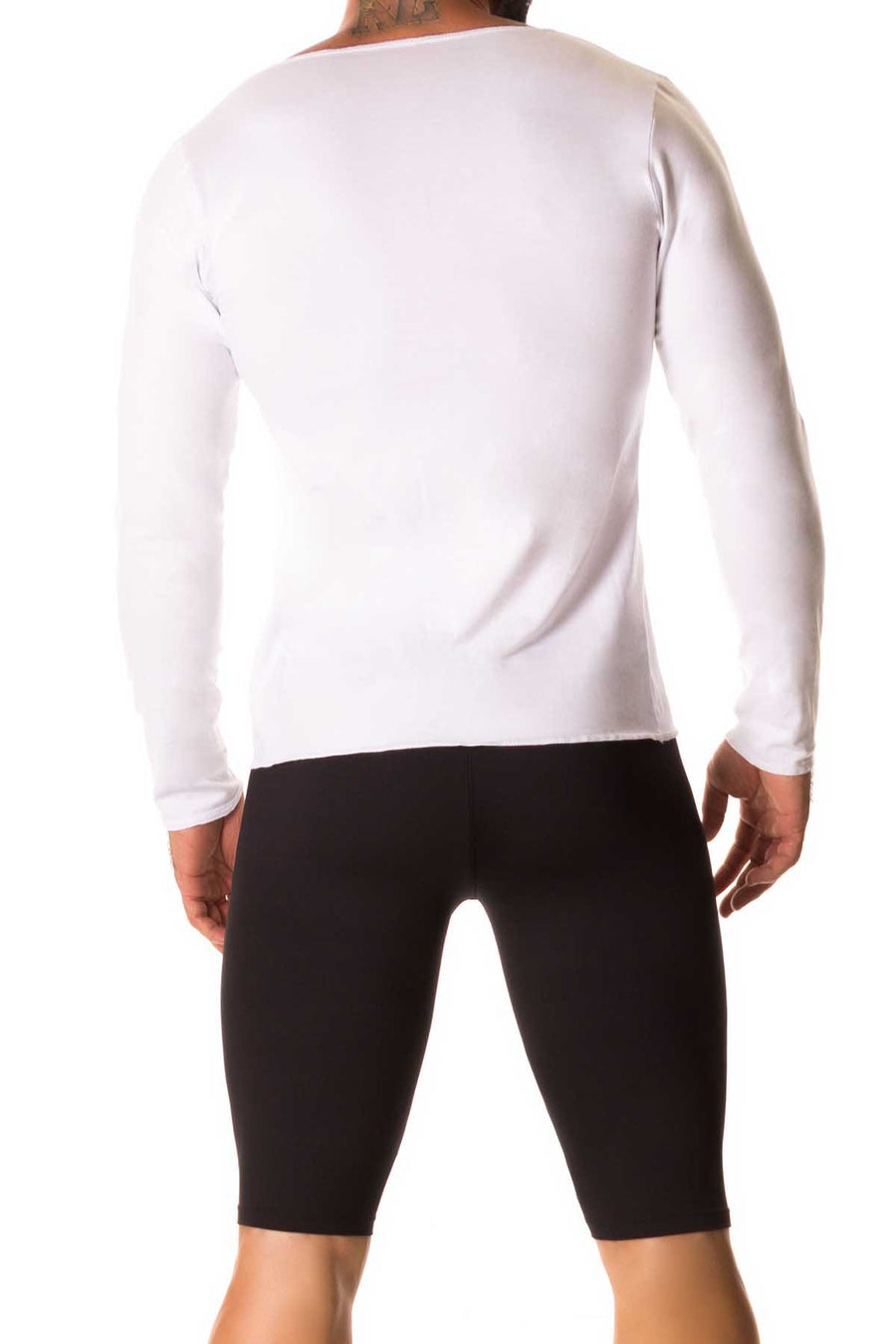 Jor White Logo Long Sleeve T-Shirt