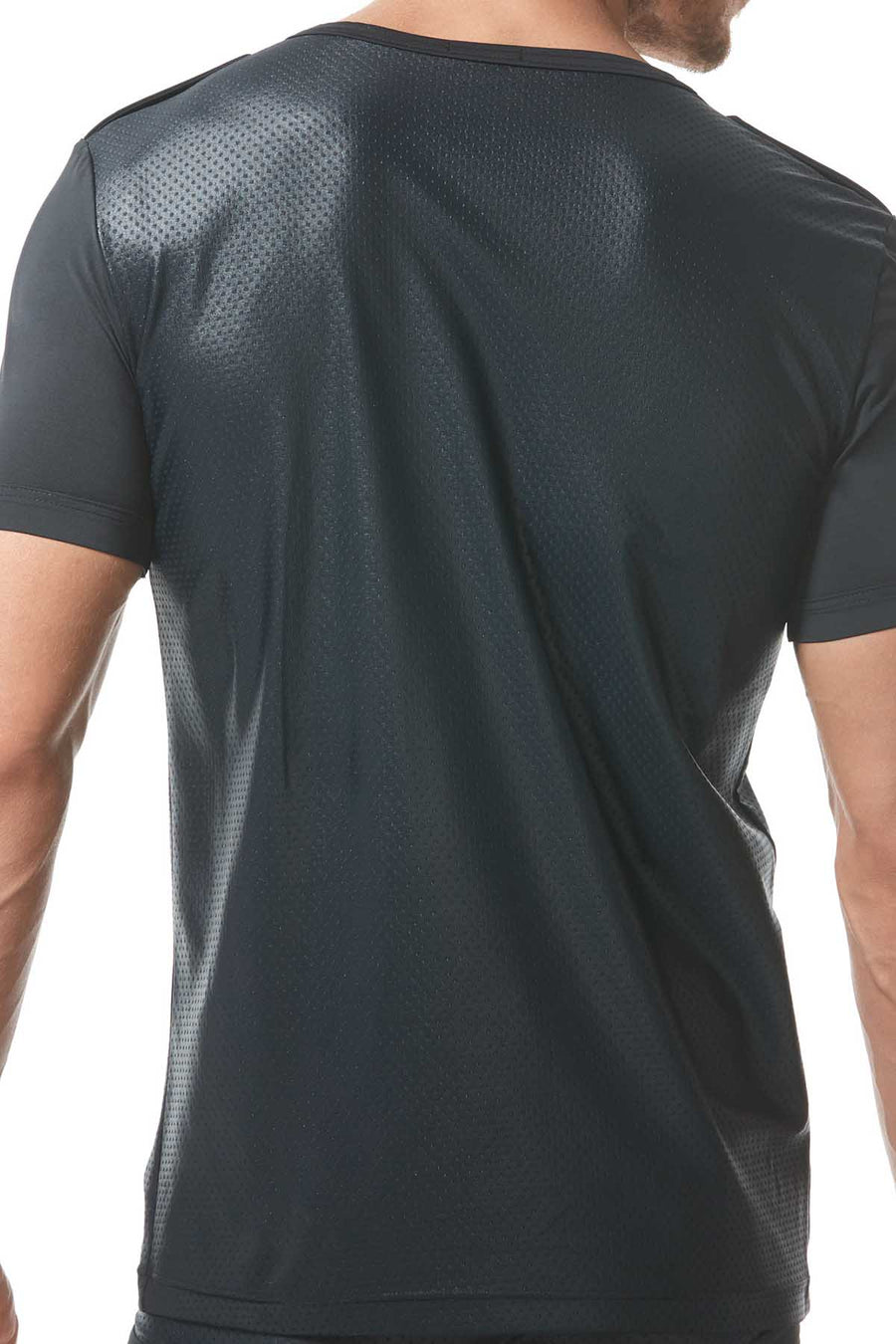 Gregg Homme Black Reveal Italian Jacquard T-Shirt