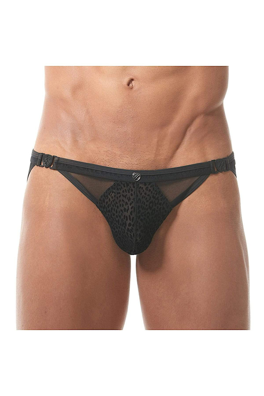 Gregg Homme Black Lust Mesh Velvet Brief