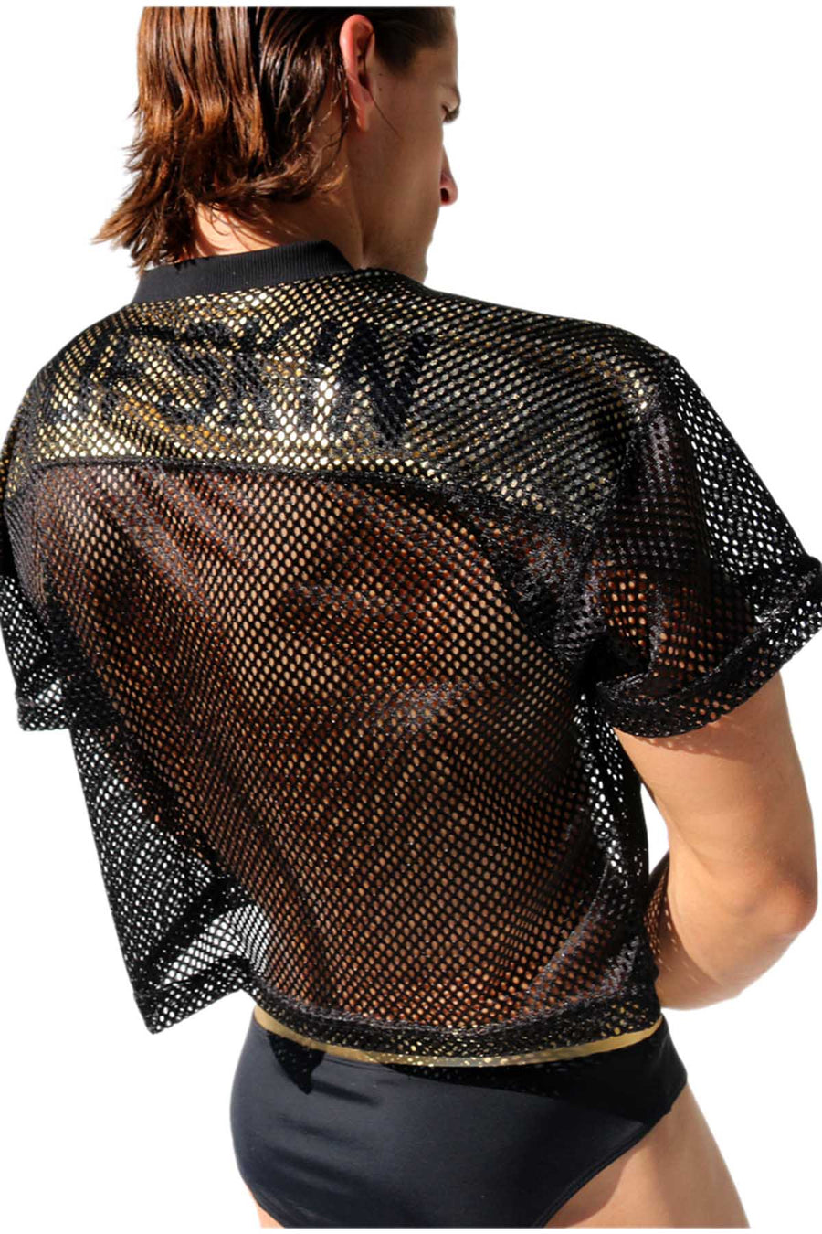 Rufskin Black Score Mesh Jersery