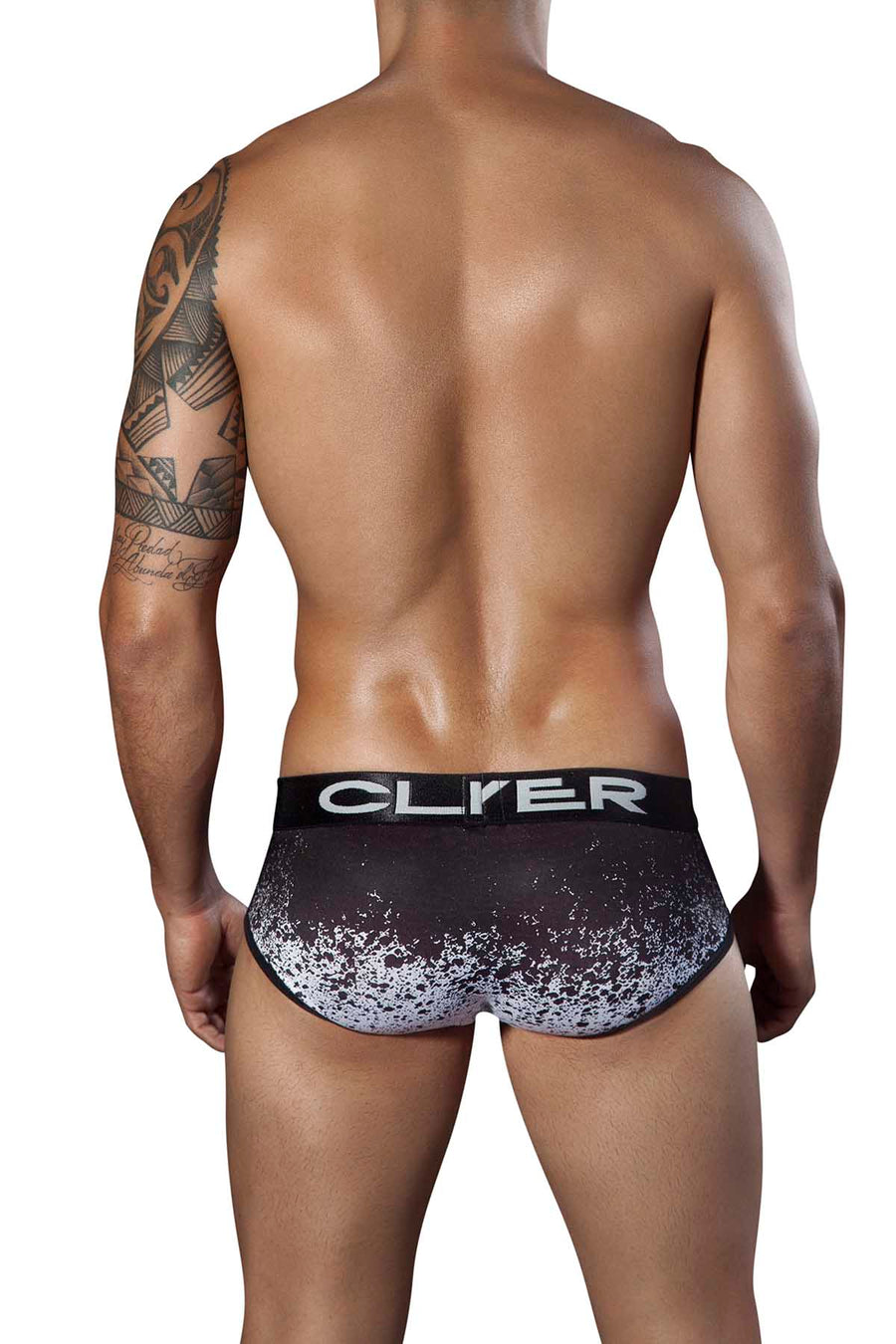 Clever Black Desintergration Piping Brief