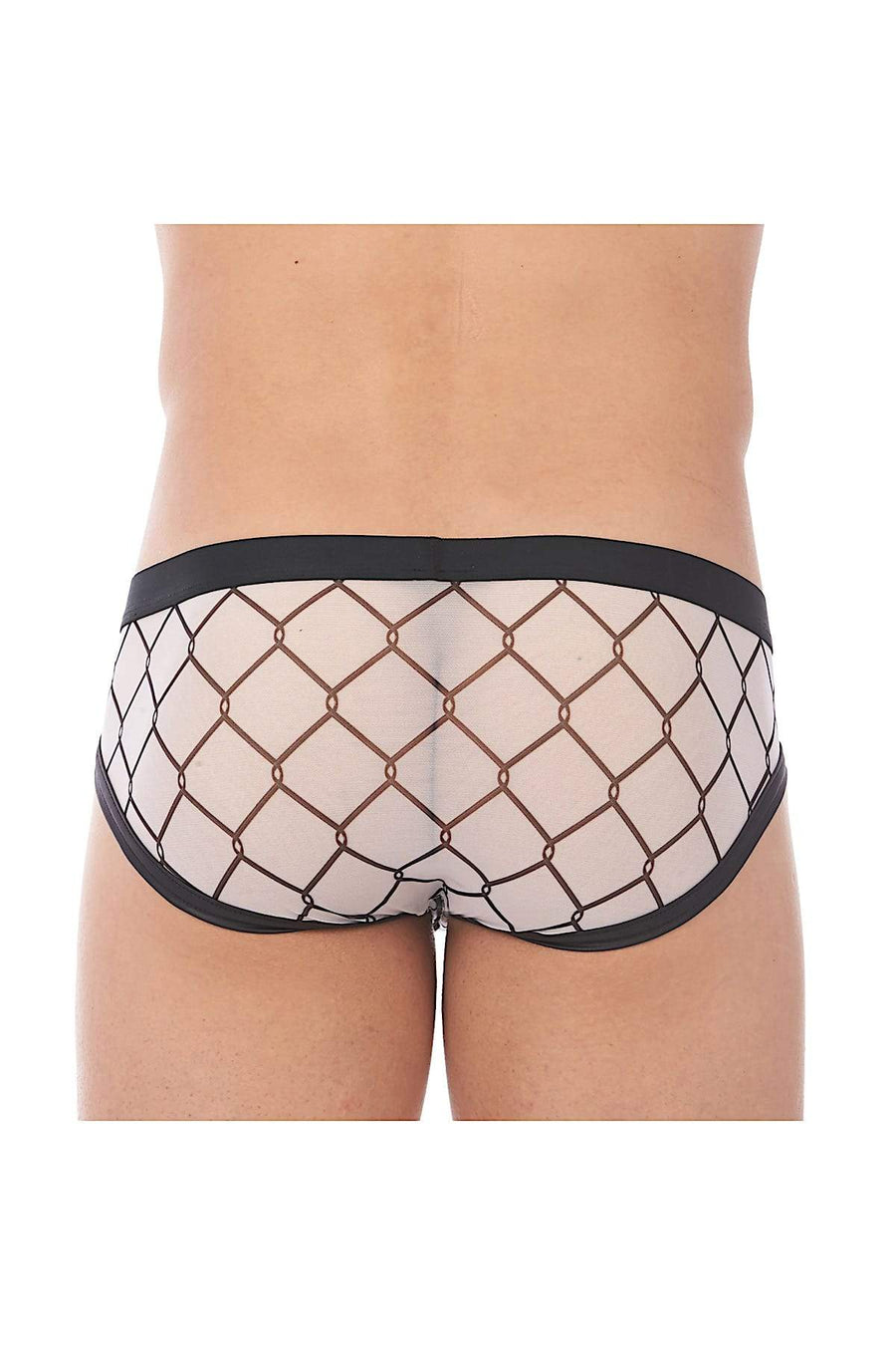 Gregg Homme White Wired Mesh C-Ring Brief