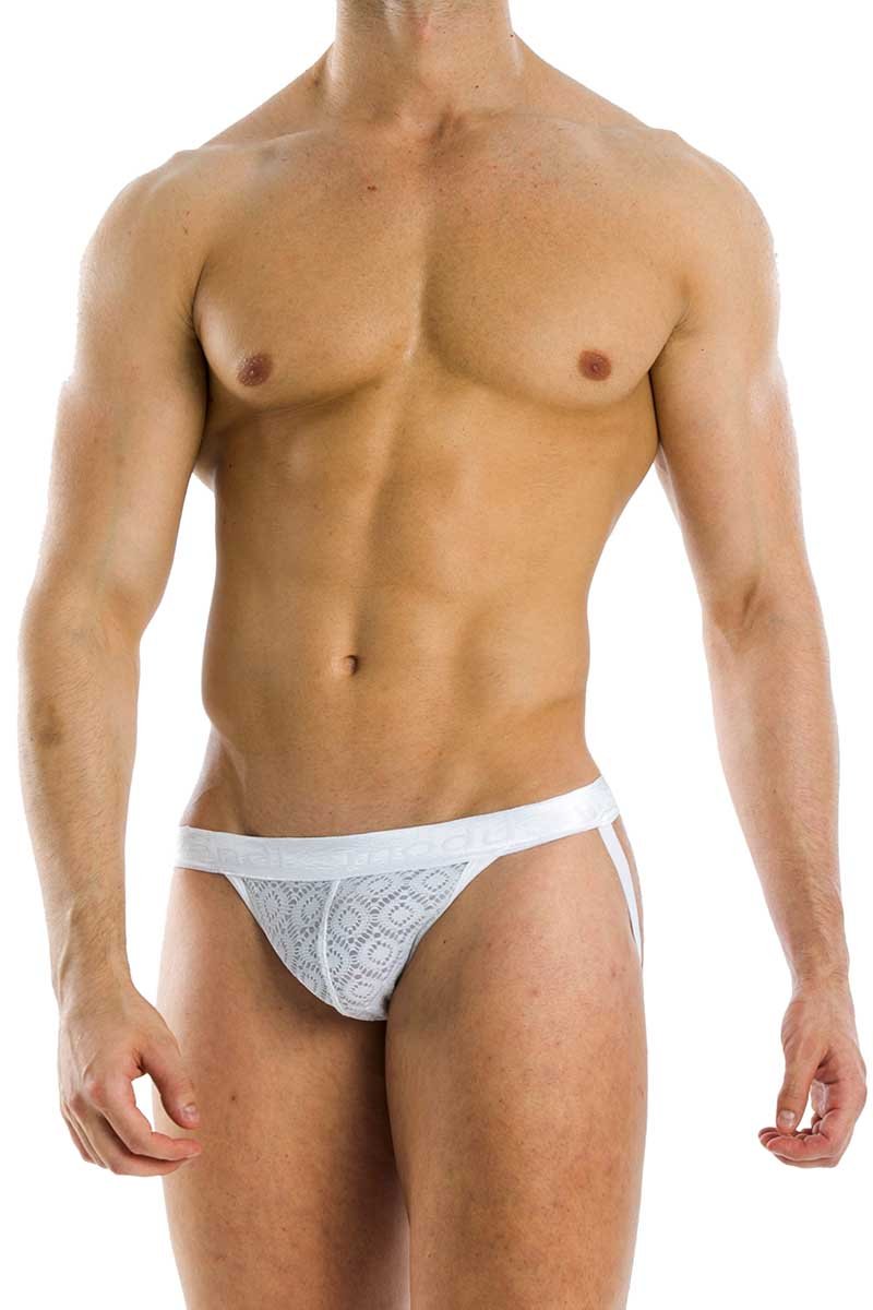 Modus Vivendi White Geo Jockstrap