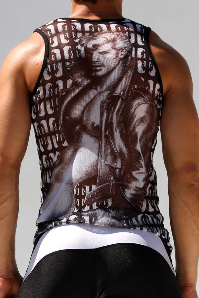 Rufskin Tommy Printed Tom of Finland Tommy Mesh Sport Tank Top